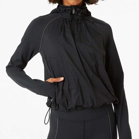 Outdoor Voices Jackets & Blazers - Outdoor Voices 'Frostknit' pullover in black, size S